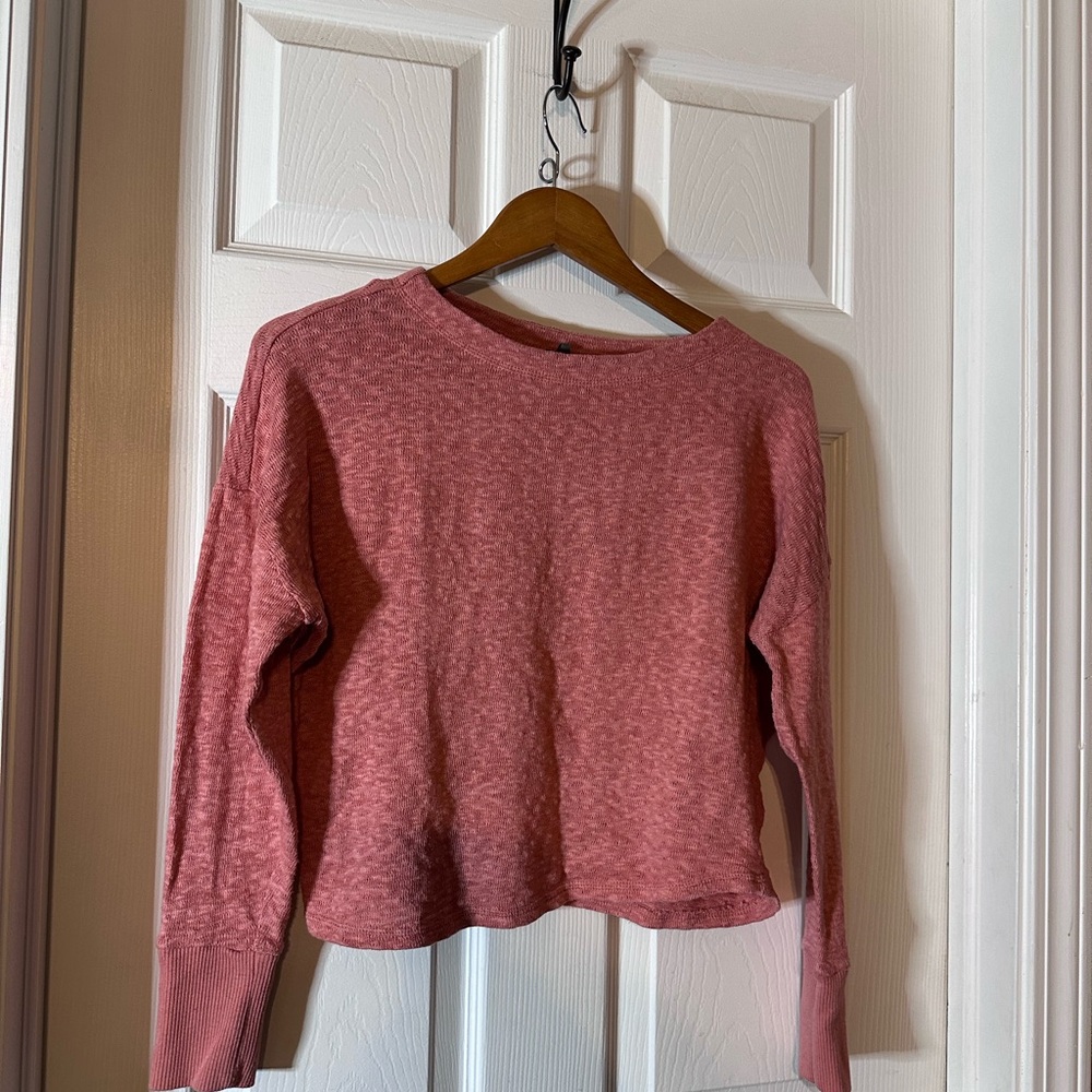 Anthropologie‎ Dusty Rose Long Sleeve Top